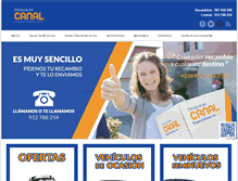Tablet Screenshot of desguacescanal.com